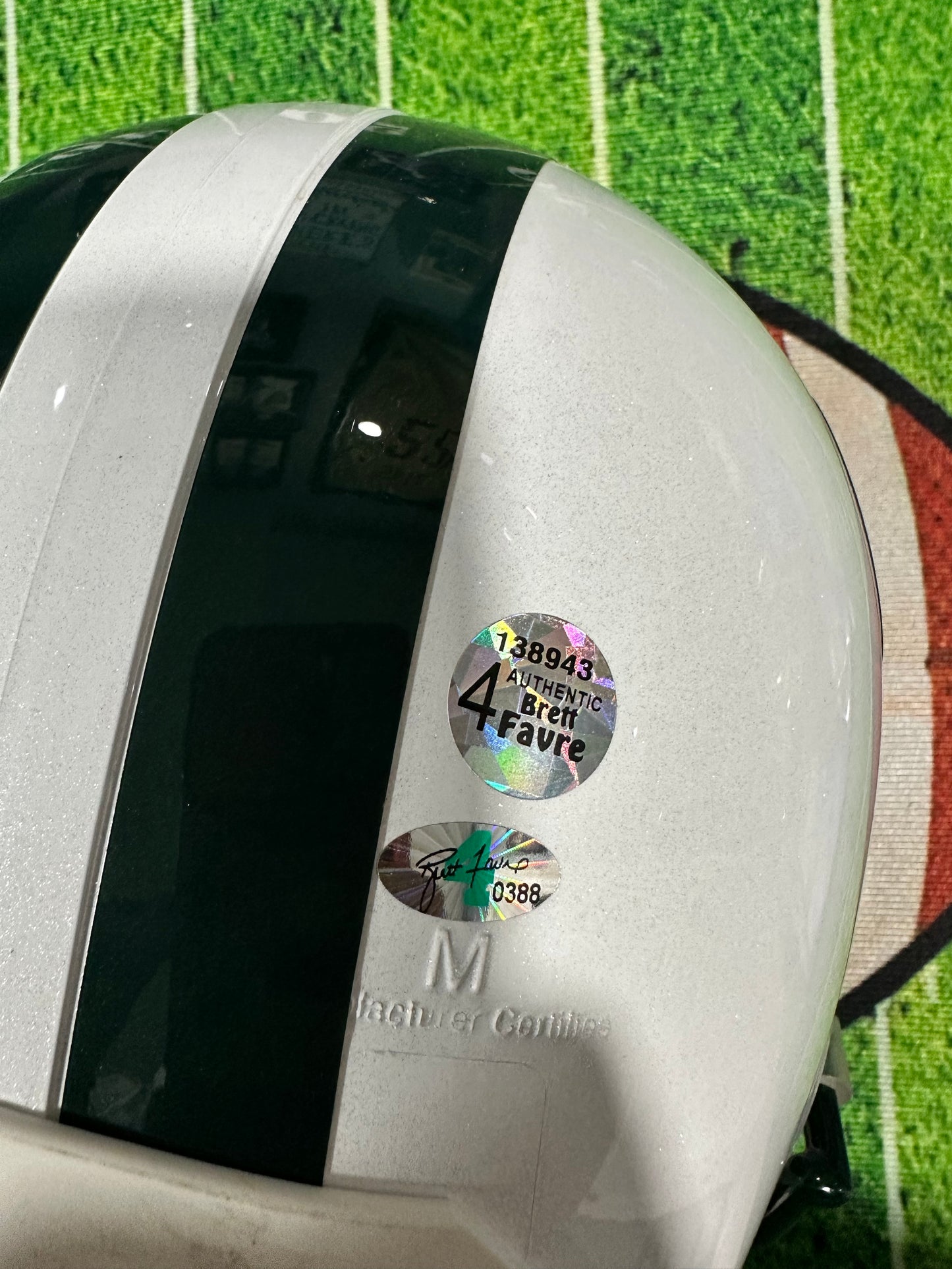 Brett Favre New York Jets HOF QB Hand Signed FS Helmet W/ COA