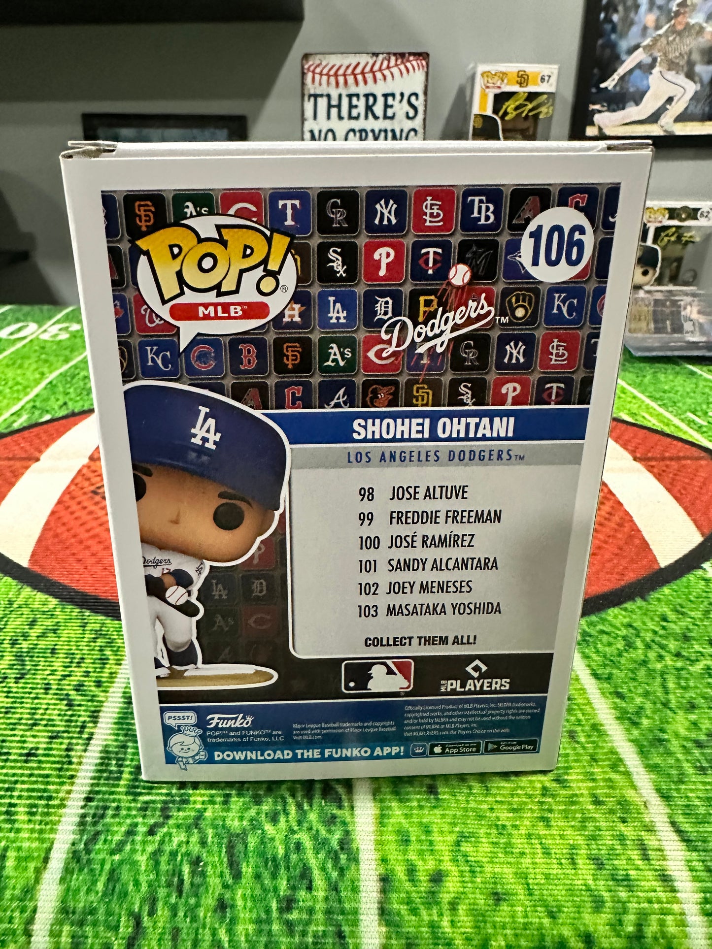 Shohei Ohtani Los Angeles Dodgers Hand Signed Funko Pop # 106 W/ COA
