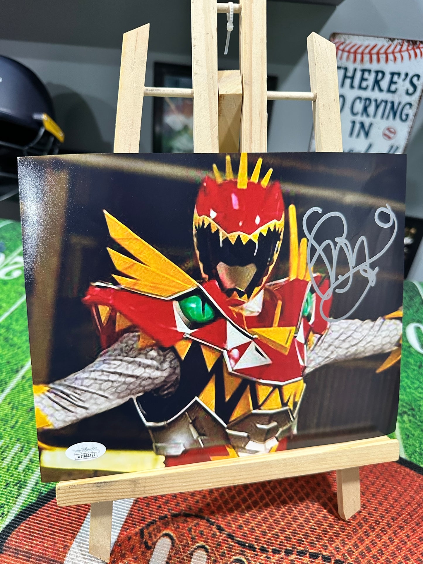 Brennan Mejia Power rangers " Red Ranger " Hand Signed 8x10 Photo w/ JSA COA