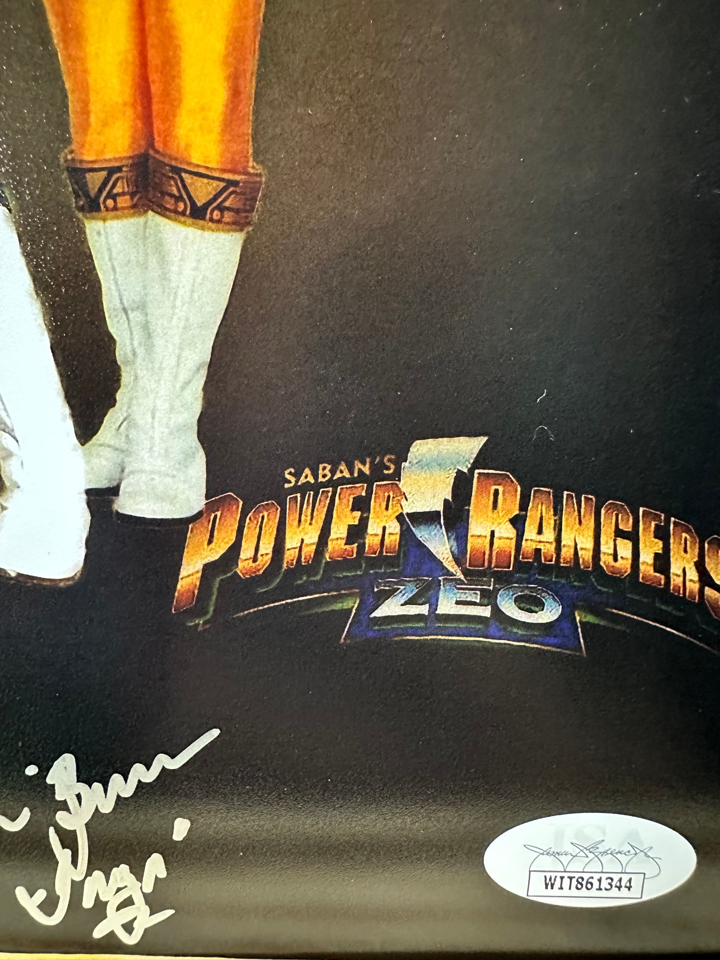 Nakia Burrise Power rangers " Yellow Ranger " Hand Signed 8x10 Photo w/ JSA COA