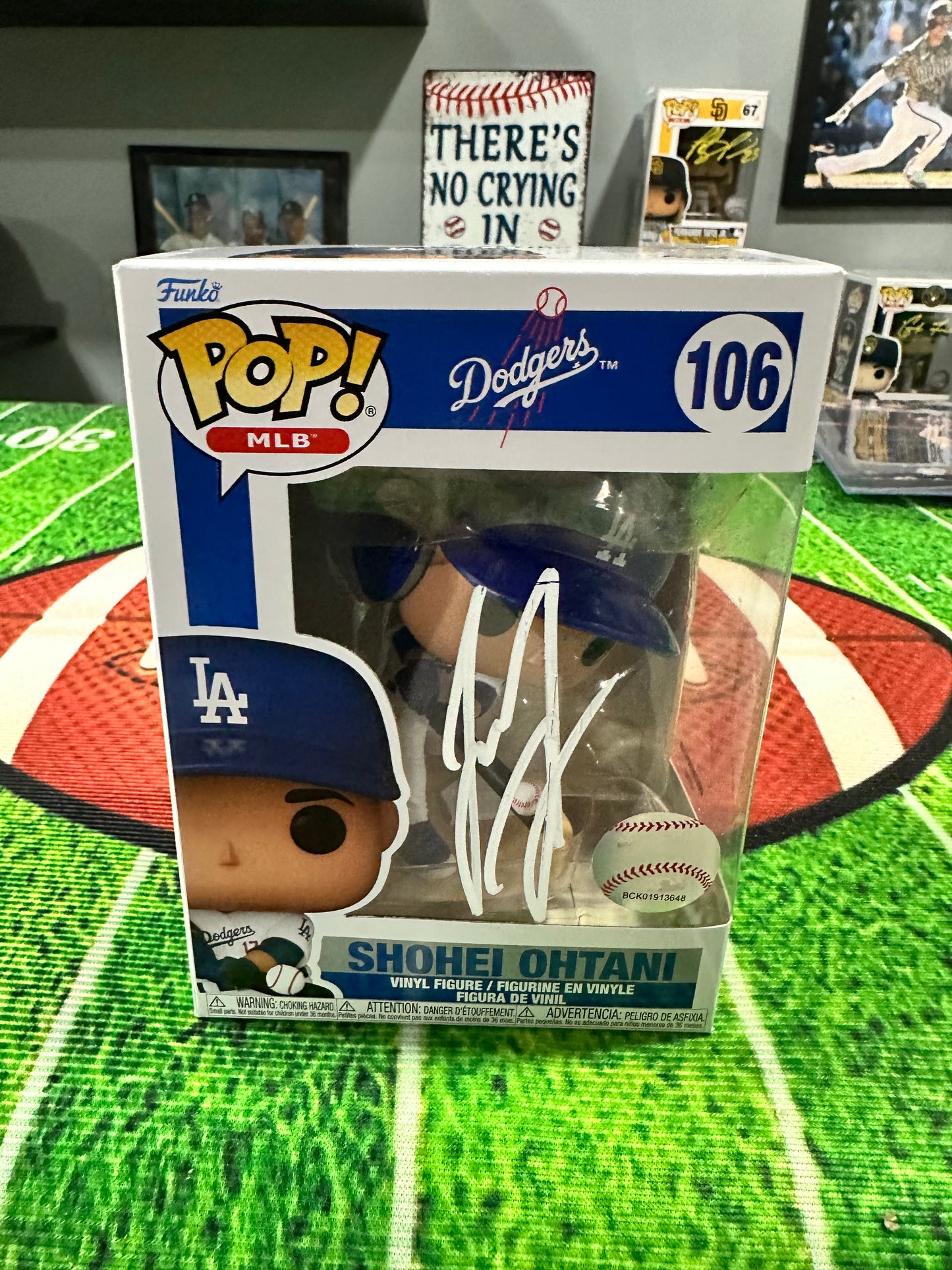 Shohei Ohtani Los Angeles Dodgers Hand Signed Funko Pop # 106 W/ COA