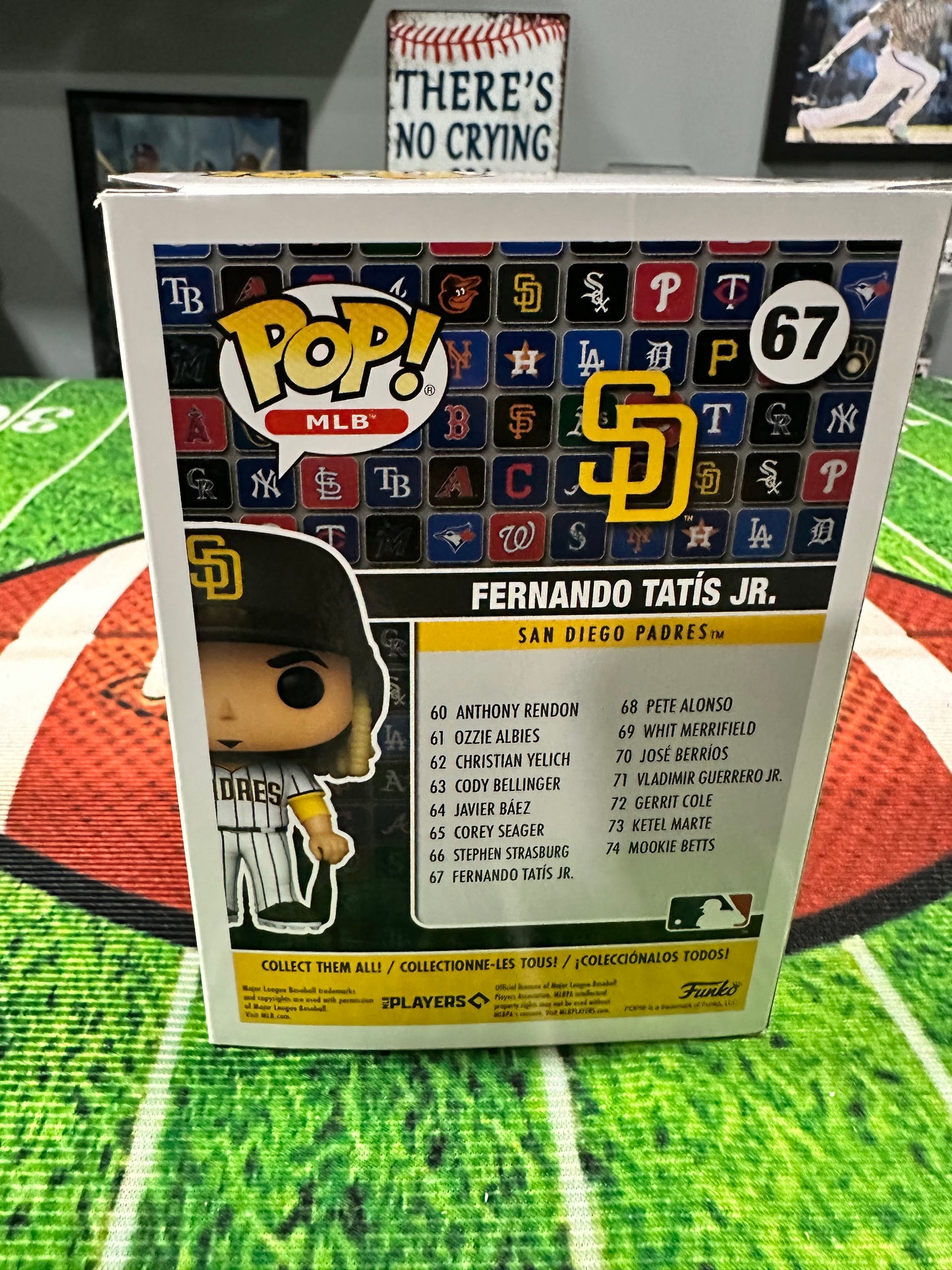 Fernando Tatis Jr Hand Signed San Diego Padres Funko Pop # 67 W/ COA