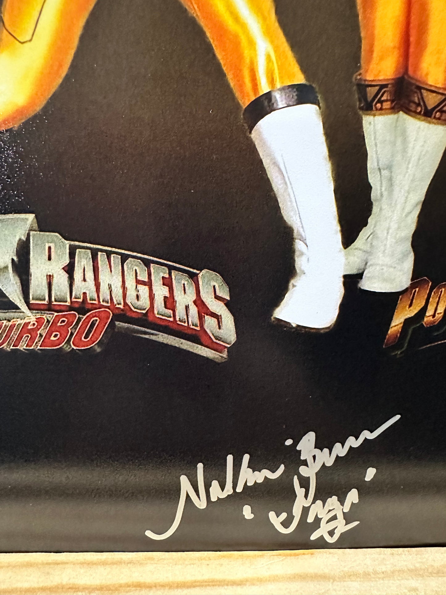 Nakia Burrise Power rangers " Yellow Ranger " Hand Signed 8x10 Photo w/ JSA COA