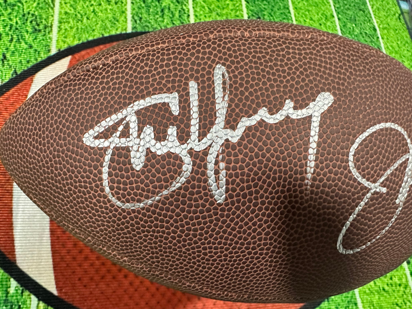 Joe Montana / Steve Young HOF San Francisco 49ers Hand Signed Wilson Ball W/ COA