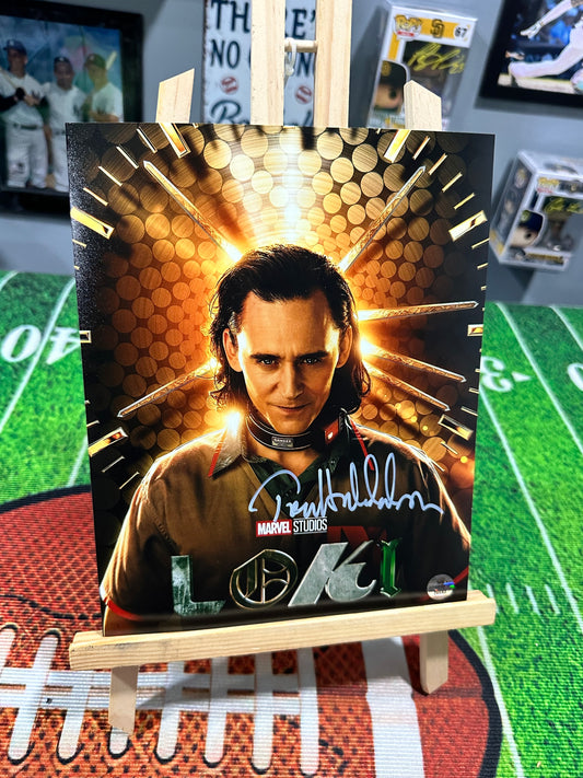 Tom Hiddleston “Loki” Marvels Hand Signed 8x10 Photo w/COA