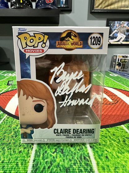 Bryce Dallas Howard Hand Signed Jurassic World Funko Pop # 1209 W/ COA