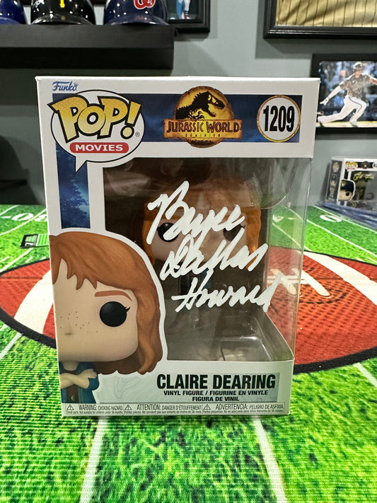 Bryce Dallas Howard Hand Signed Jurassic World Funko Pop # 1209 W/ COA