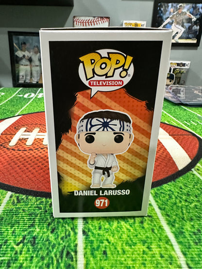 Ralph Macchio " Daniel Larusso " Cobra Kai Funko pop # 971 W/ COA PSA