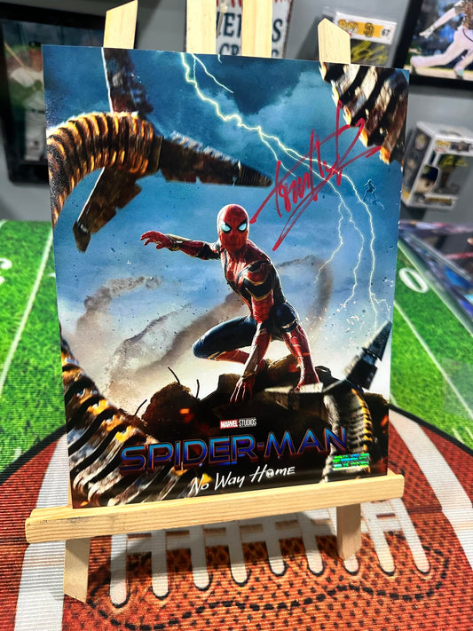 Tom Holland Hand Signed Marvel Spider Man Photo W/ COA