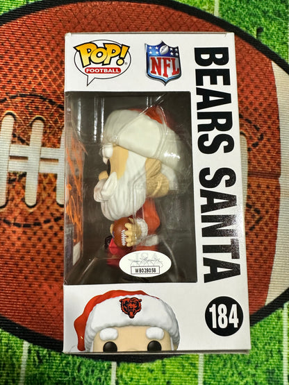 Dan Hampton Chicago Bears Hand Signed Funko Pop W/Inscription # 184 W/ COA JSA