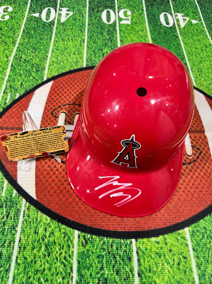 Shohei Ohtani Hand Signed FS Los Angeles Angels Souvenir Helmet W/ COA