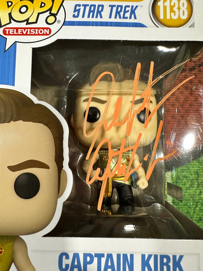 William Shatner Hand Signed " Captain Kirk " Funko Pop # 1138 W/COA
