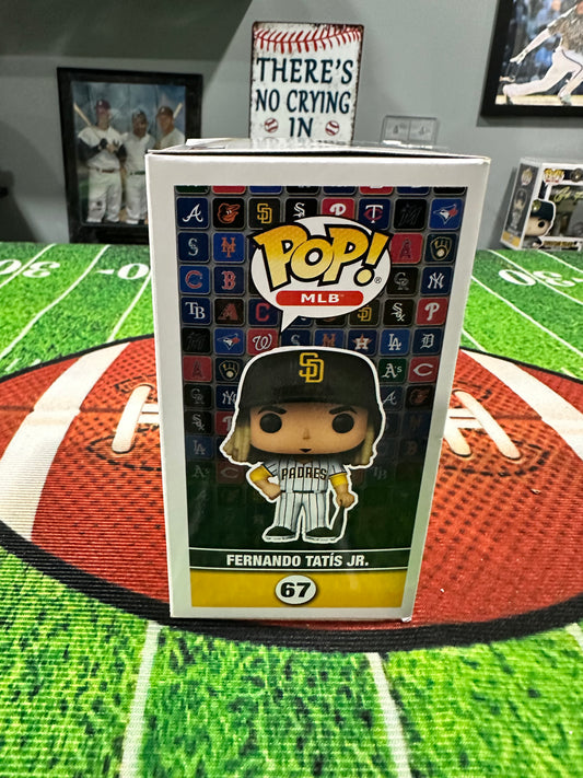 Fernando Tatis Jr Hand Signed San Diego Padres Funko Pop # 67  W/ COA