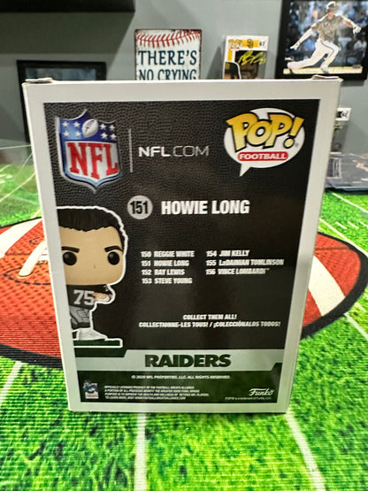 Howie Long HOF Vegas Raiders Hand Signed Funko Pop # 151 W/ COA
