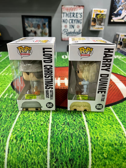 Jim Carrey & Jeff Daniels Each Hand Signed " Dumb And Dumber " Funko Pops # 1040. 1041) W/ COA