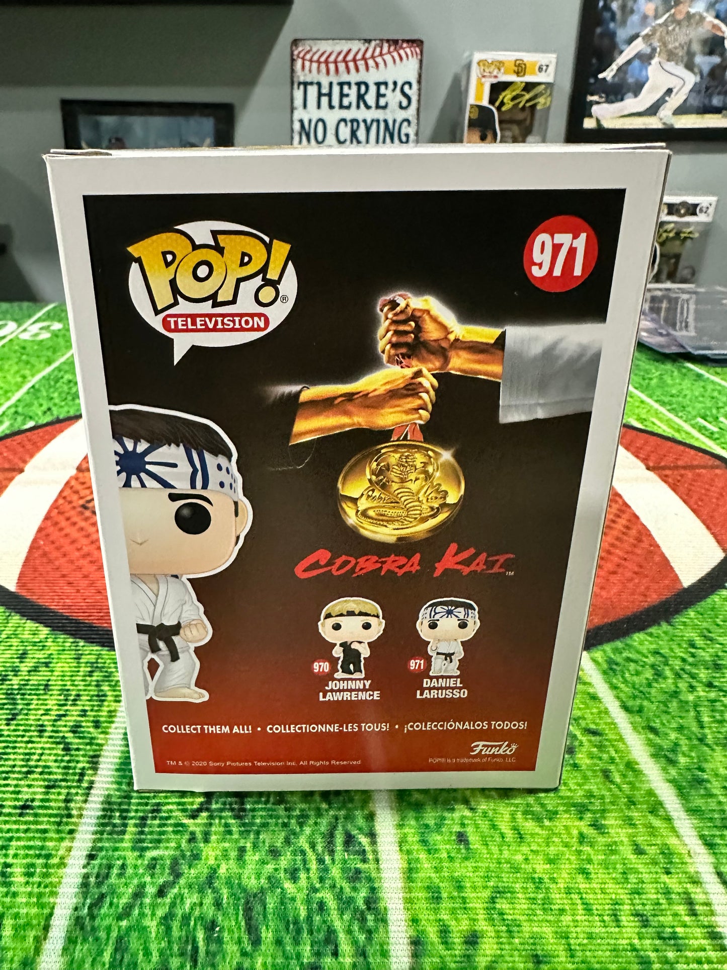 Ralph Macchio " Daniel Larusso " Cobra Kai Funko pop # 971 W/ COA PSA