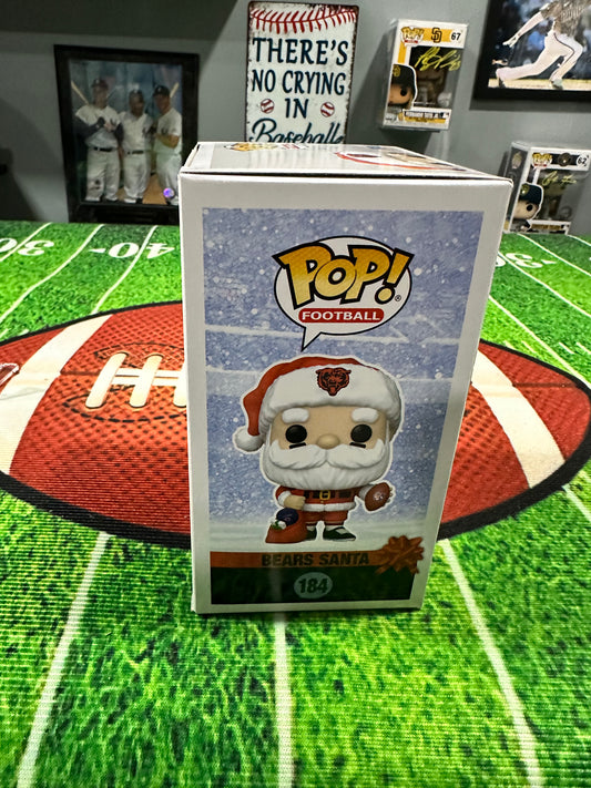 Dan Hampton Chicago Bears Hand Signed Funko Pop W/Inscription # 184 W/ COA JSA