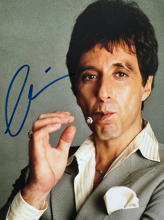 Al Pachino Hand Signed " ScarFace " Tony Montana 8X10  Photo  W/ COA