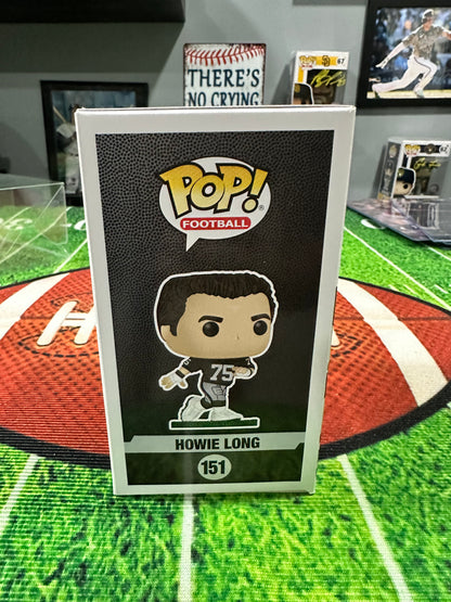 Howie Long HOF Vegas Raiders Hand Signed Funko Pop # 151 W/ COA