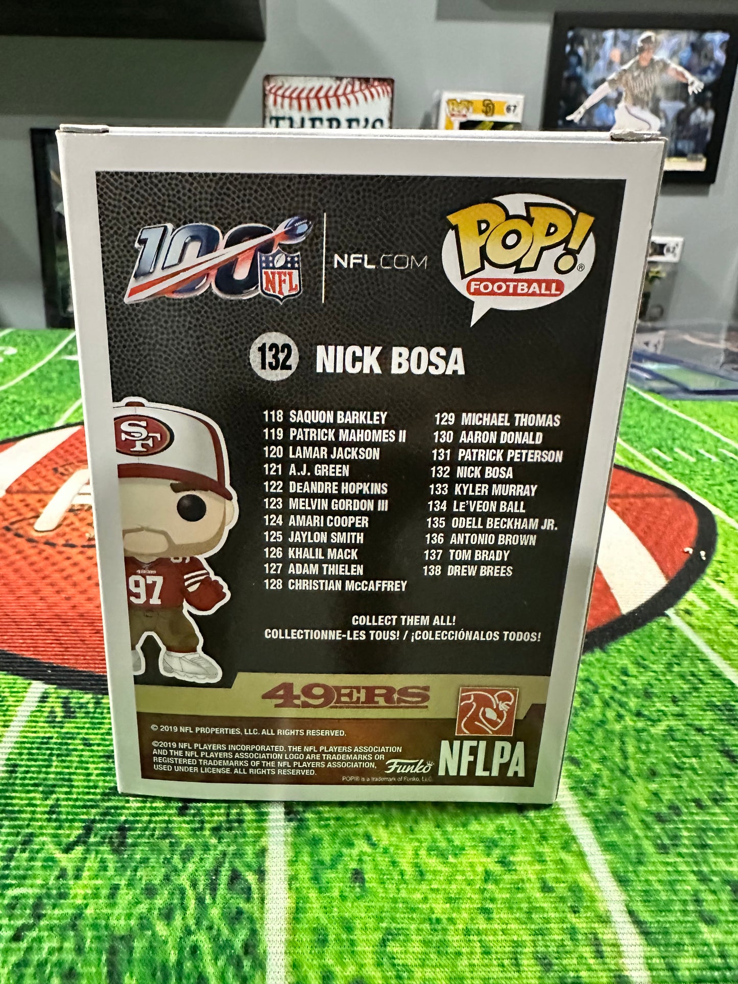 Nick Bosa San Francisco 49ers Hand Signed Funko Pop #132  W/ COA