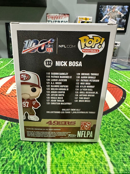 Nick Bosa San Francisco 49ers Hand Signed Funko Pop #132  W/ COA