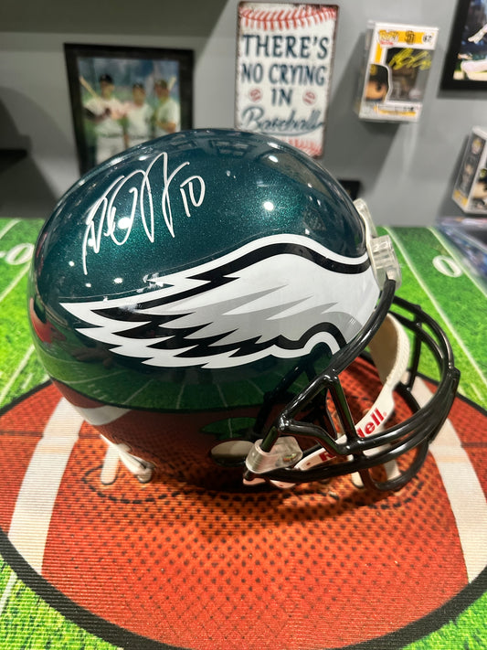 Desean Jackson Philadelphia Eagles WR Hand Signed FS Helmet W/ COA JSA)